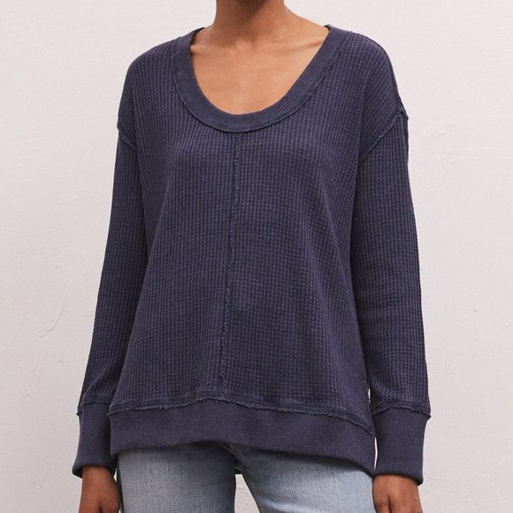 Z Supply | Tops | Willow Waffle Ls Top | Poshmark